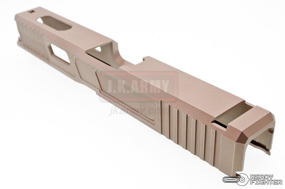 Ready Fighter LK TAC Style Slide for Marui 17 ( Light Bronze ) ( Model 17 )