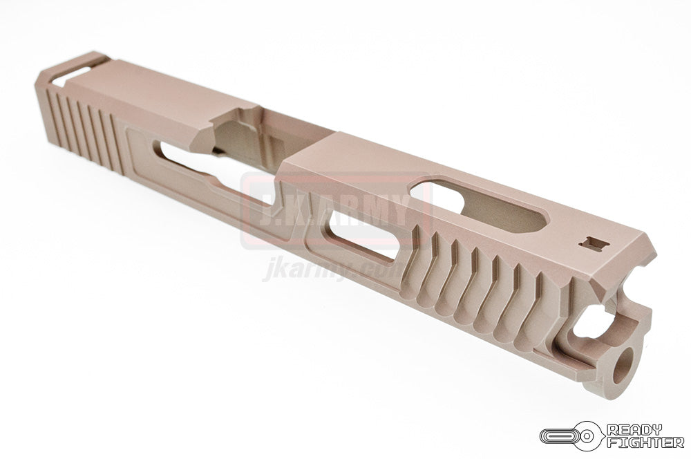 Ready Fighter LK TAC Style Slide for Marui 17 ( Light Bronze ) ( Model 17 )