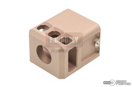 Ready Fighter TB Style V2 Micro Comp 14mm CW / CCW Thread ( FDE )-14mm Counter-Clockwise - ( 14CCW )