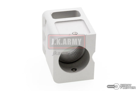 Ready Fighter TB Style V2 Micro Comp 14mm CW / CCW Thread ( Silver )-14mm Counter-Clockwise - ( 14CCW )