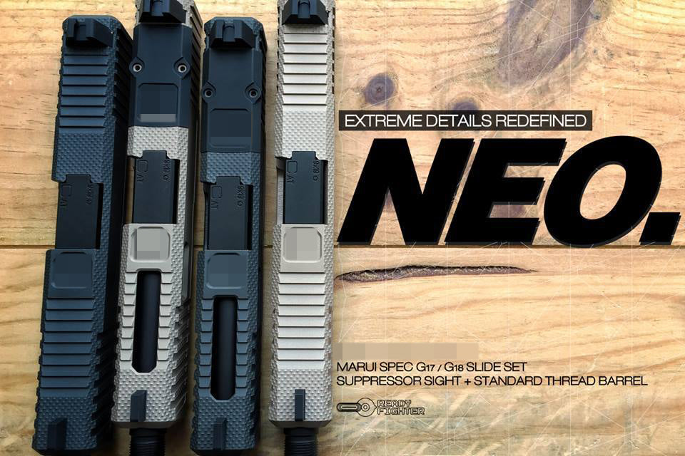 Ready Fighter Neo Style Slide Set For Marui Model 17 GBB ( Light Bronze )