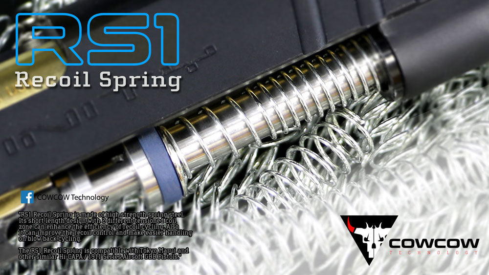 COW RS1 Recoil Spring for Hi-Capa / 1911 GBBP ( Silver )