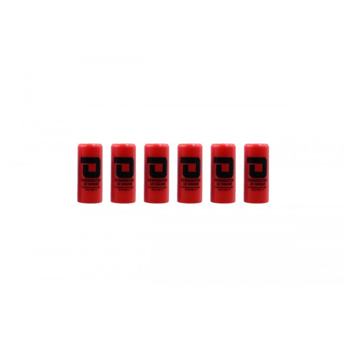 DOMINATOR™ 12 Gauge Gas Shotgun Shell Hulls - Red ( 6 Shells / Pack ) ( DM870 )