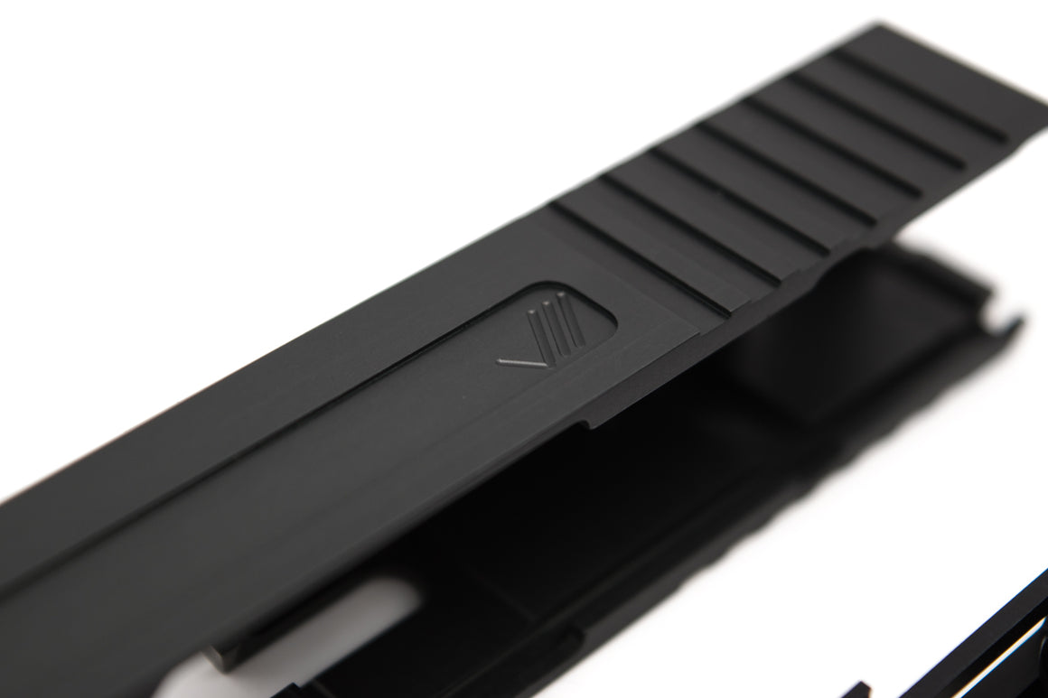 JagerWerks Officially Licensed F9 RMR Cut Slide Set For Tokyo Marui G Model TM G17 Gen3 ( Black )