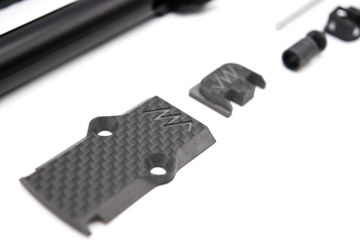 JagerWerks Officially Licensed F9 RMR Cut Slide Set For Tokyo Marui G Model TM G17 Gen3 ( Black )