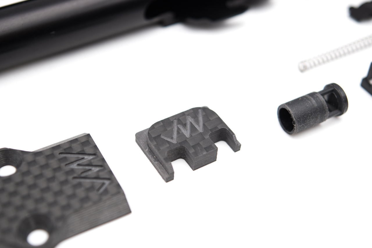 JagerWerks Officially Licensed F9 RMR Cut Slide Set For Tokyo Marui G Model TM G17 Gen3 ( Black )