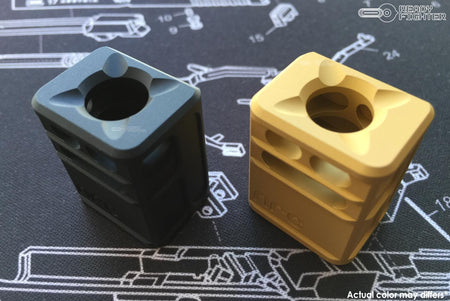 Ready Fighter ARC Divison Compensator 14mm CW / CCW Thread ( ARC Division Officially Licensed )-Gold-14mm Clockwise + ( 14CW )