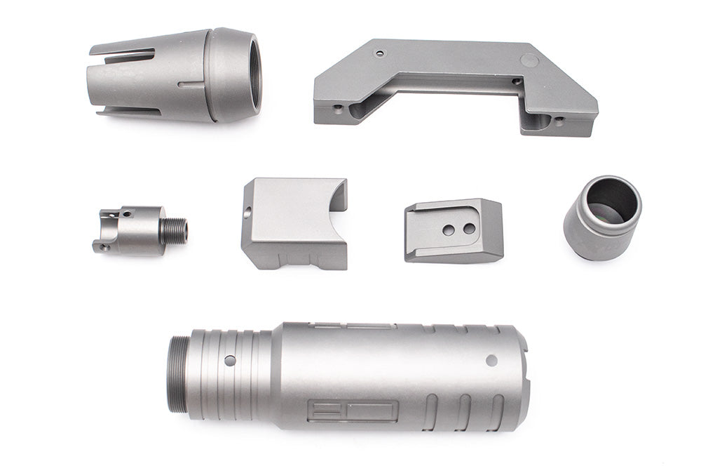 GBL CNC Aluminum GM MS RGM-79 Style Beam Spray Gun Kit for AAP01 GBB Pistol