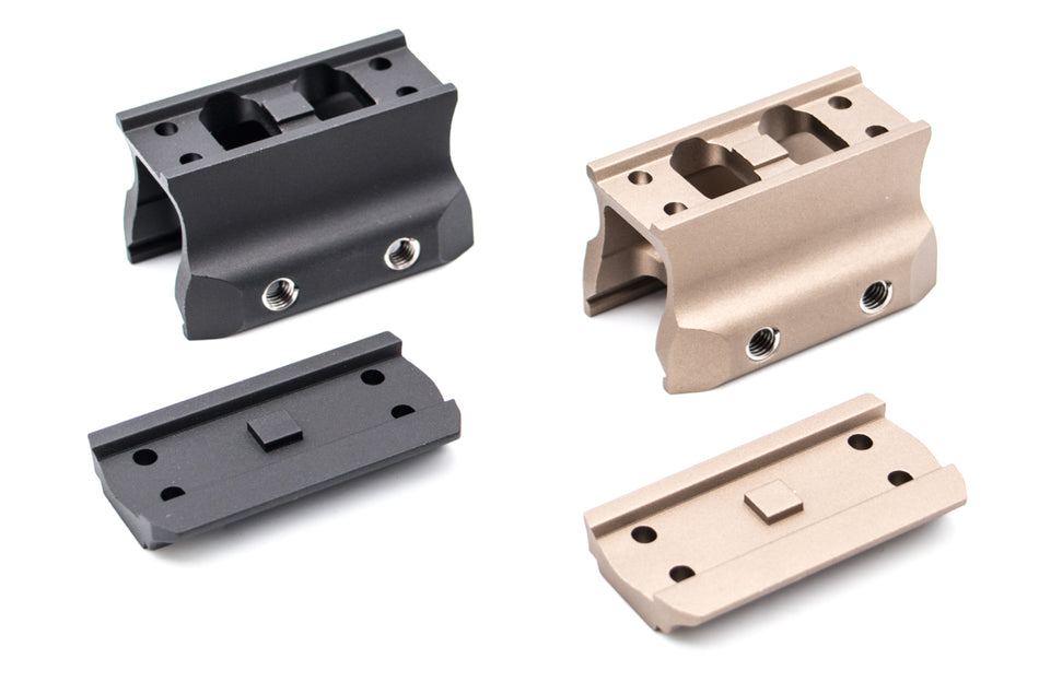 RGW DD Style Mount for T2 Red Dot Sight ( Black / DE )-Dark Earth ( DE )