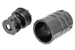 RGW X12 Style Airsoft Muzzle Brake w/ Blast Shield 14mm CCW