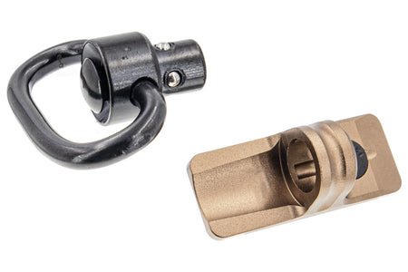 RGW QD Sling Mount For M-LOK Handguard Rail ( Black / DE )-Dark Earth ( DE )