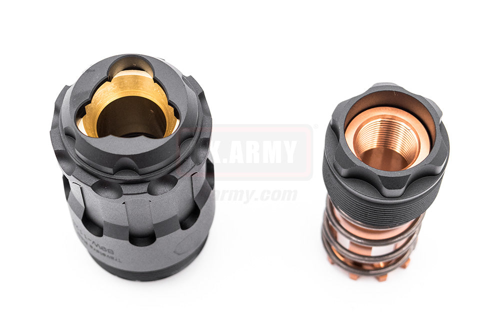 RGW OBS 9mm Style Dummy Barrel Extension with Tracer Ver. for UMAREX / VFC MP5 / 14mm CCW Thread Adapter ( Black )