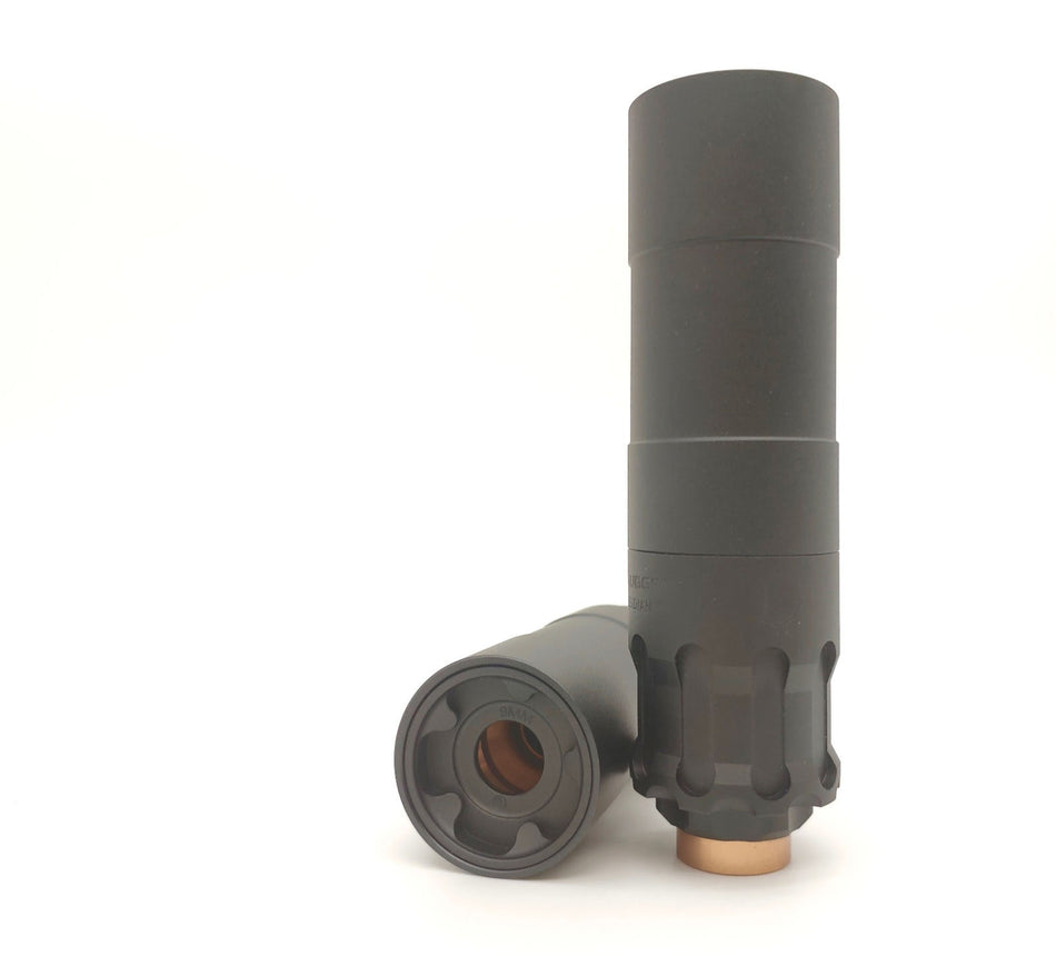 RGW OBS 9mm Style Dummy Barrel Extension with Tracer Ver. for UMAREX / VFC MP5 / 14mm CCW Thread Adapter ( Black )