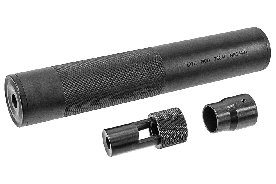 RGW MK12 OPS Style SPR Dummy Barrel Extension ( 14mm CCW ) ( Black )