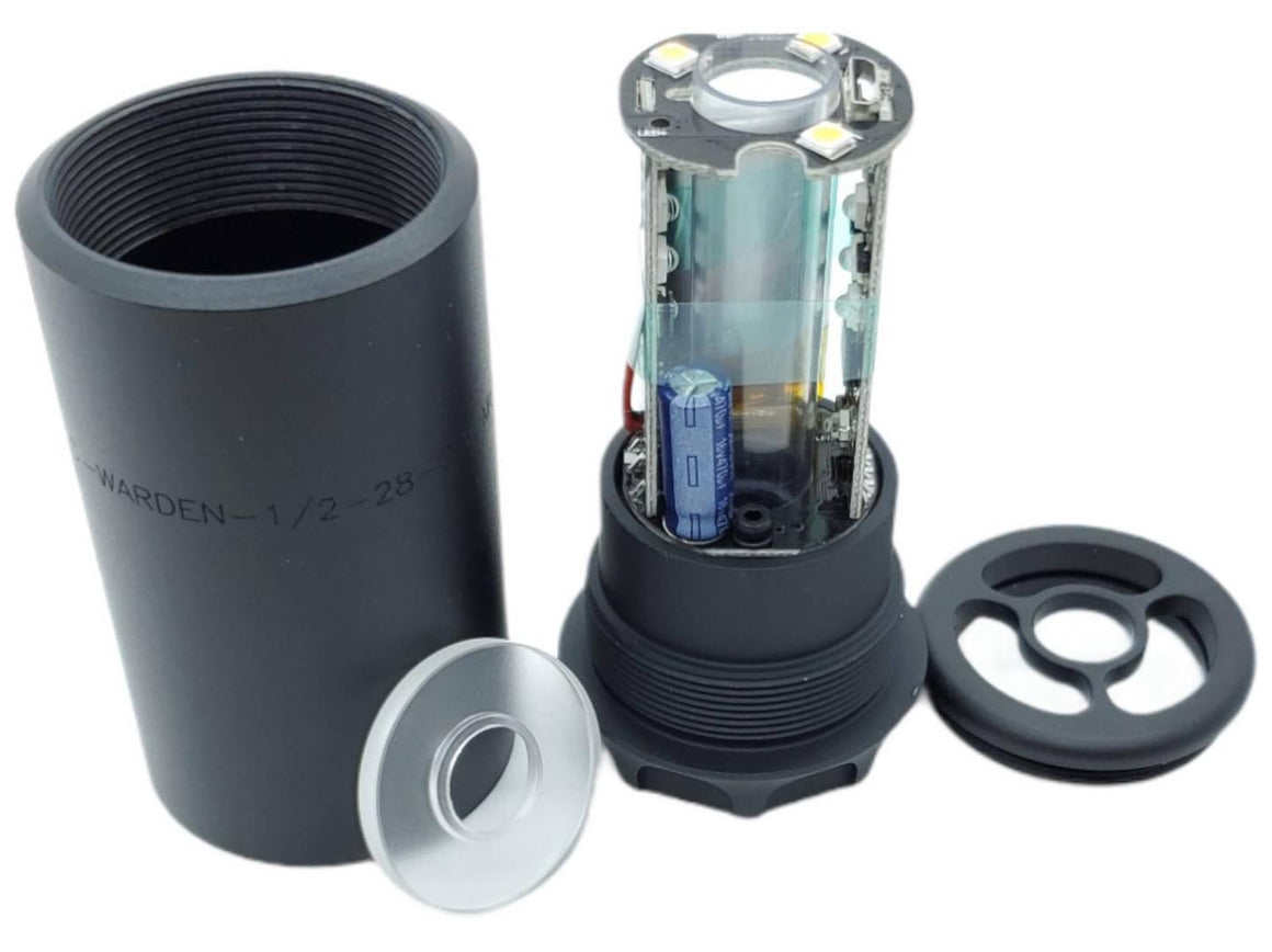 RGW SF Threaded Warden Tracer Unit with Flame Effect Unit 14mm CCW ( Black )