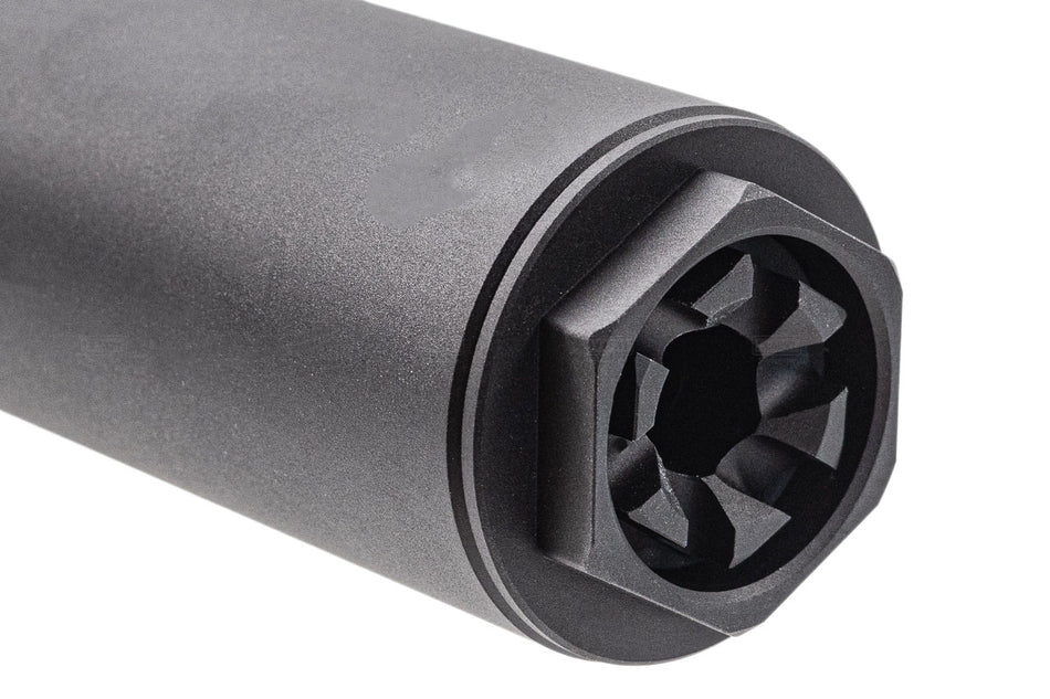 RGW MAX DSM Style Long Barrel Extension / Airsoft Dummy Suppressor -FDE