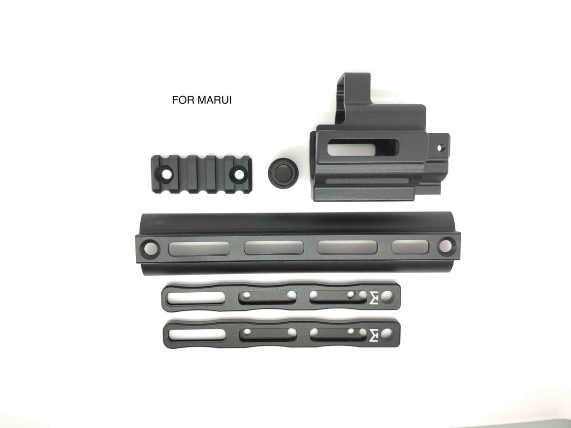 RGW M-LOK Rail Kit for Tokyo Marui TM SCAR AEG ( BK )