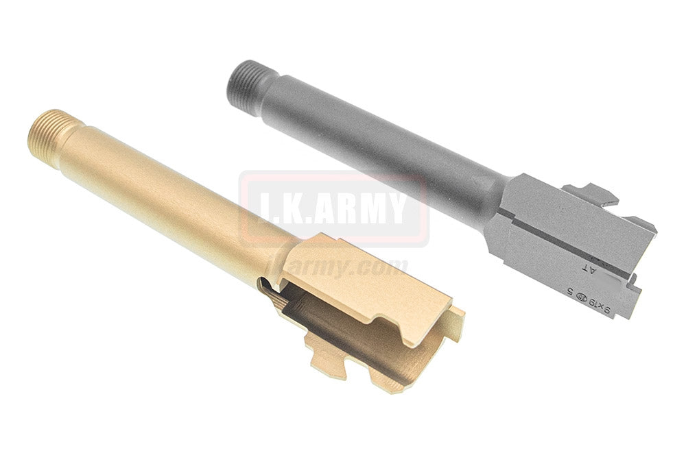 Pro-Arms Airsoft 14mm CCW Threaded Barrel for Umarex Glock 19X / Gen 4 ( FDE )