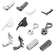 Pro-Arms CNC Stainless Steel Parts for Marui TM V10 GBBP Series ( Safety / Hammer / Grip Safety / Slide Catch / Spring Housing / Mag Release )-Mag Release-Black