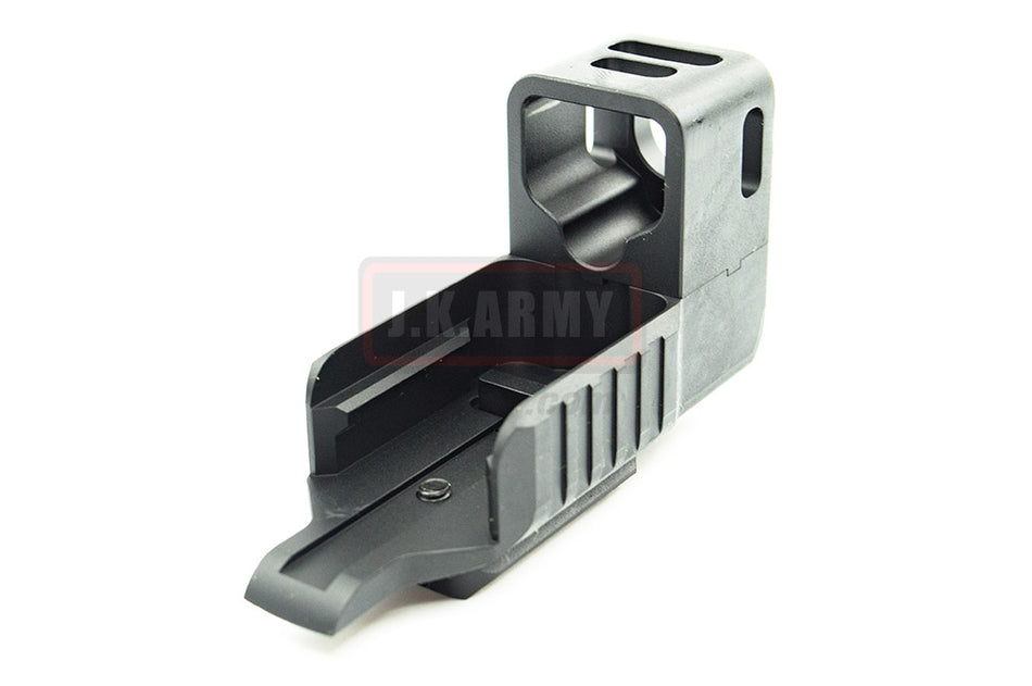 Pro-Arms Airsoft DHD Compensator Mount Type for TM / WE / Umarex / VFC G19 ( BK )