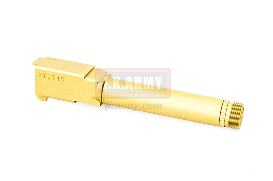 Pro-Arms Airsoft Aluminum 14mm CCW Threaded Outer Barrel for TM Model 19 GBB Pistol ( GD )