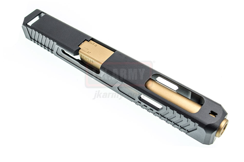 Pro-Arms Airsoft CM Style Slide set for TM Model 17 GBB ( Black )