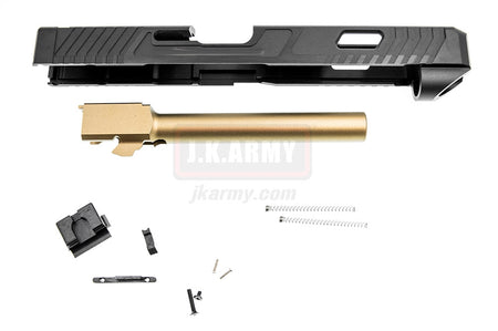 Pro-Arms Airsoft T Style CM34 Slide Set for Umarex Glock 17 GBBP