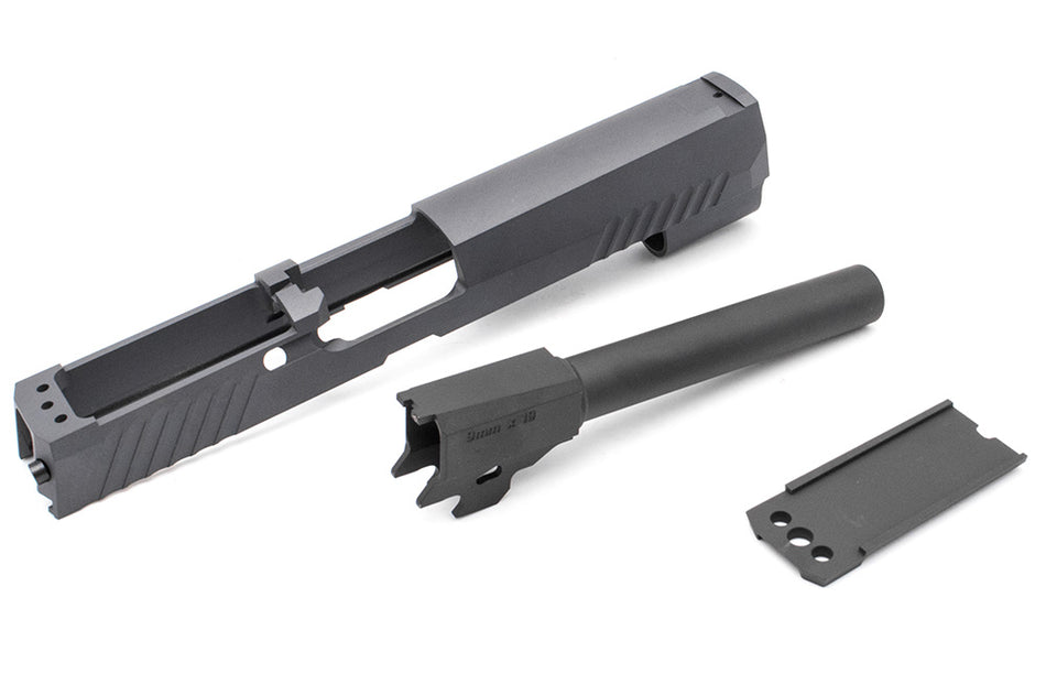 Pro-Arms CNC Steel P320 M17 Slide Kit for SIG / VFC M17 GBB series ( Grey Black ) ( Cerakote Limited Edition )