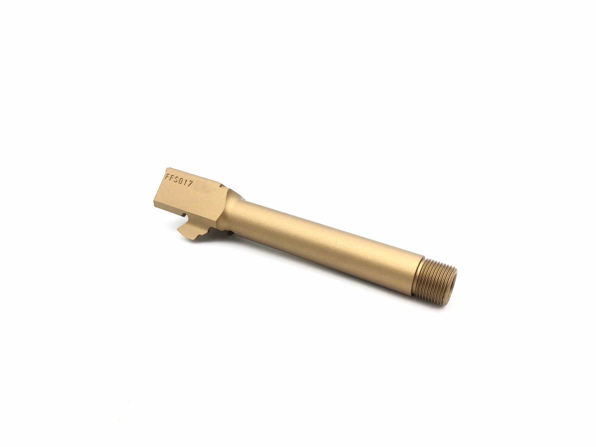 Pro-Arms Aluminum 14mm CCW Threaded Outer Barrel for Umarex / VFC Glock G17 Gen 3 GBBP ( Gen3 Only ) ( Gold )