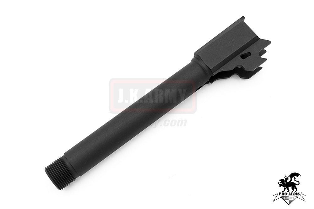 Pro-Arms 14mm CCW Threaded Barrel for For VFC/KA SIG M17 ( SIG AIR P320 M17 6mm GBB Pistol ) ( Black )
