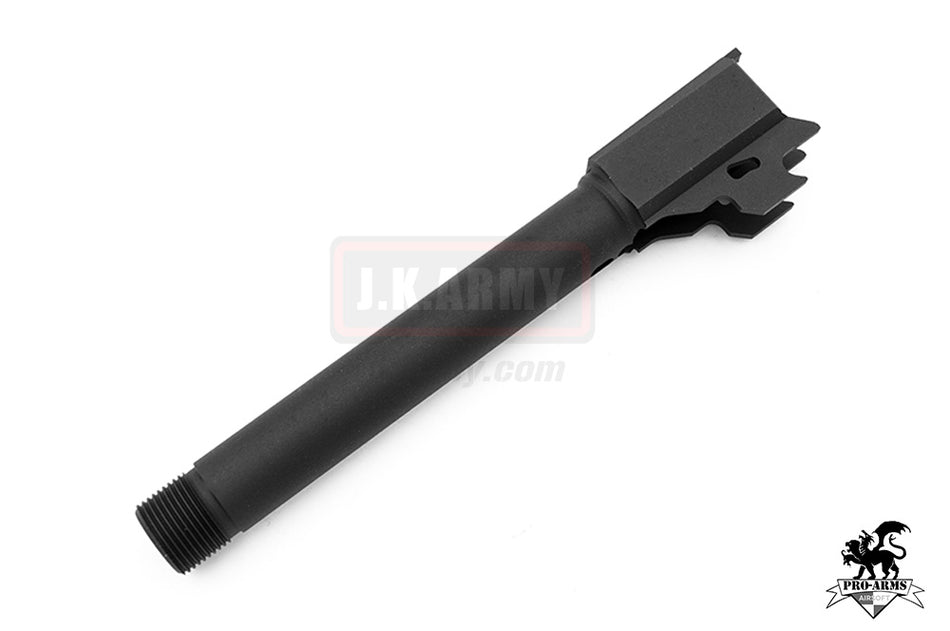 Pro-Arms 14mm CCW Threaded Barrel for For VFC/KA SIG M17 ( SIG AIR P320 M17 6mm GBB Pistol ) ( Black )