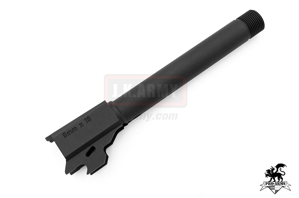 Pro-Arms 14mm CCW Threaded Barrel for For VFC/KA SIG M17 ( SIG AIR P320 M17 6mm GBB Pistol ) ( Black )