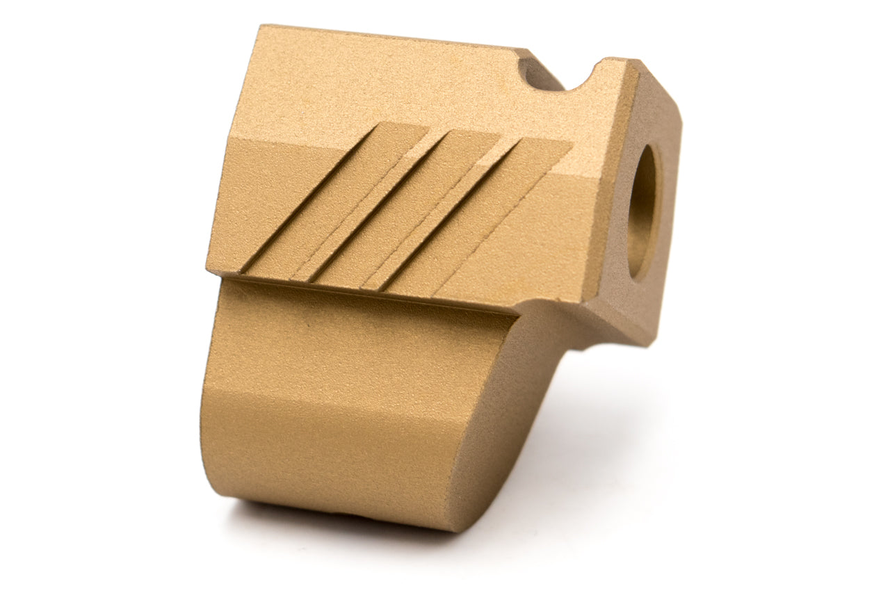 Pro-Arms 14mm CCW Dummy Compensator For SIG / VFC M17 / M18 ( SIG AIR P320 6mm GBB Pistol ) ( Black / Tin )-Tan