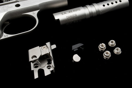 Pro-Arms SPR Style Stainless Steel Kit for Marui TM V10 GBBP Series ( Silver Limited Edition )