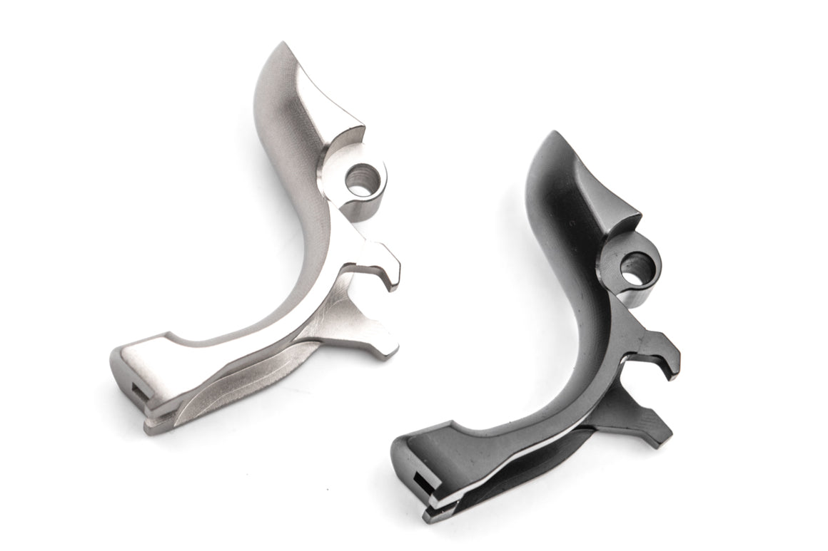 Pro-Arms CNC Stainless Steel Parts for Marui TM V10 GBBP Series ( Safety / Hammer / Grip Safety / Slide Catch / Spring Housing / Mag Release )-Mag Release-Black