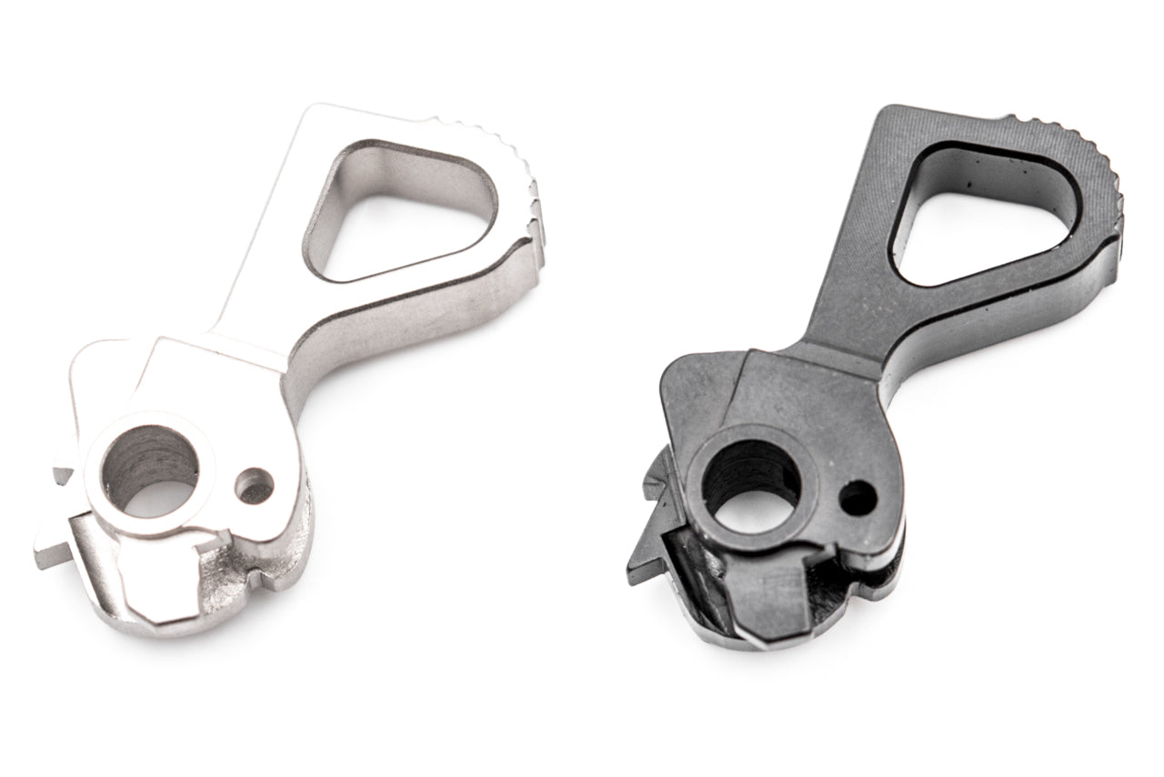 Pro-Arms CNC Stainless Steel Parts for Marui TM V10 GBBP Series ( Safety / Hammer / Grip Safety / Slide Catch / Spring Housing / Mag Release )-Mag Release-Black