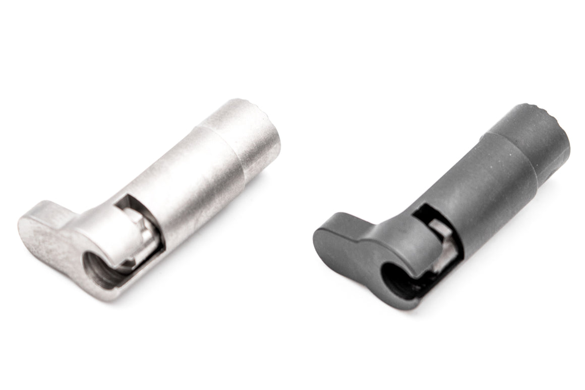 Pro-Arms CNC Stainless Steel Parts for Marui TM V10 GBBP Series ( Safety / Hammer / Grip Safety / Slide Catch / Spring Housing / Mag Release )-Mag Release-Black