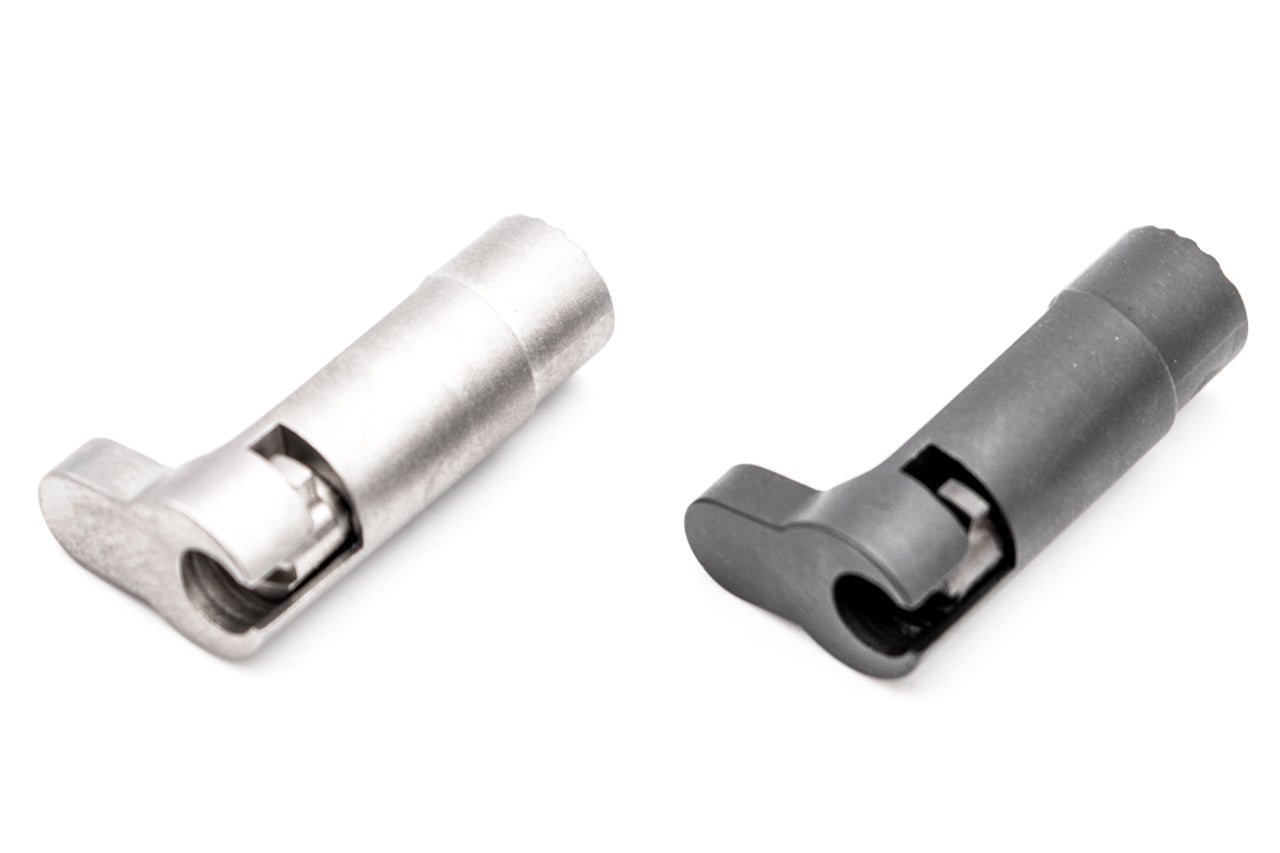 Pro-Arms CNC Stainless Steel Parts for Marui TM V10 GBBP Series ( Safety / Hammer / Grip Safety / Slide Catch / Spring Housing / Mag Release )-Mag Release-Black