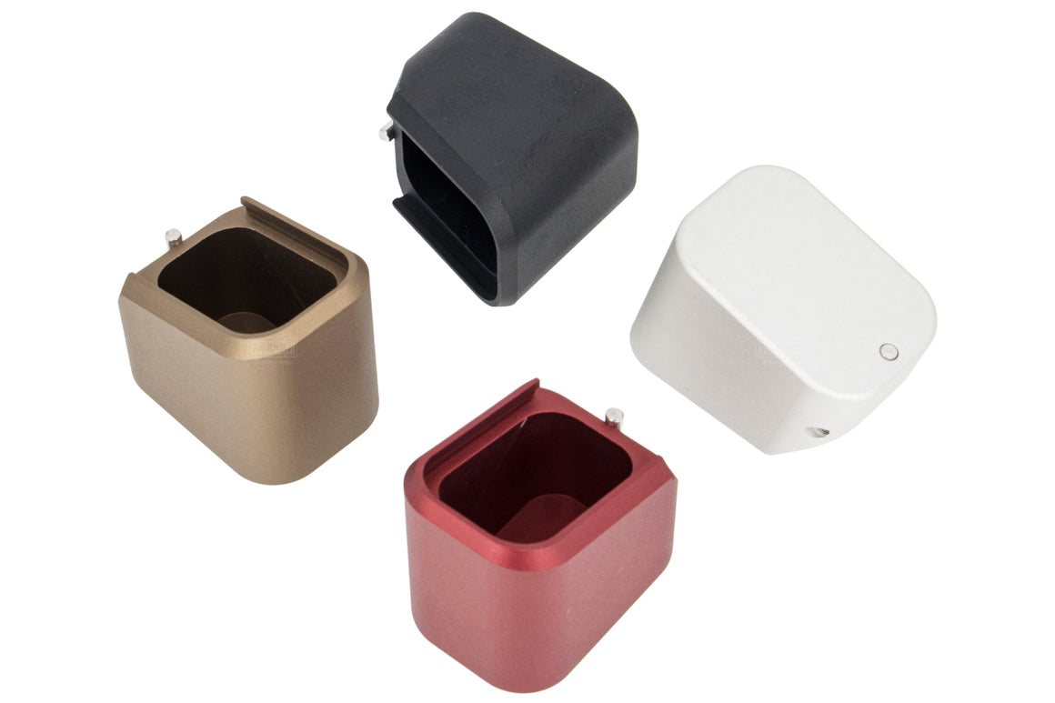 Pro-Arms Airsoft TT Style Magbase for Umarex Glock GBB Pistol Magazine Series ( Blank )-Silver