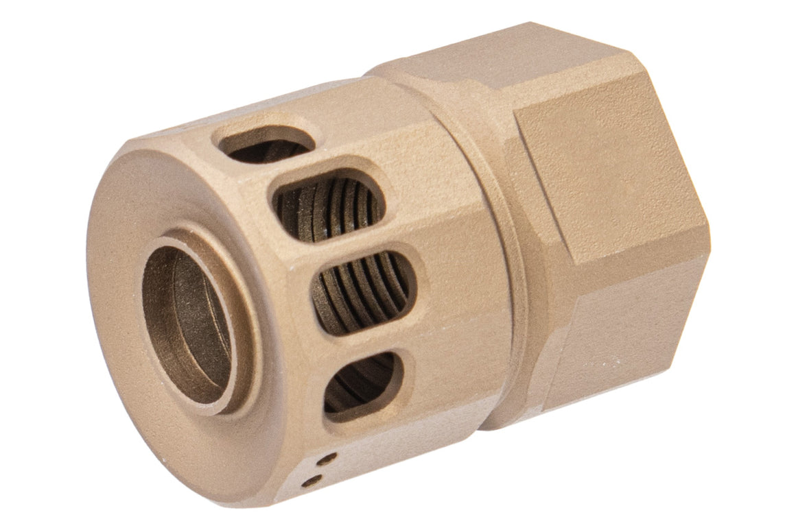 Pro-Arms 14mm CCW VP Style Airsoft Compensator / Flash Hider-Dark Earth ( DE )