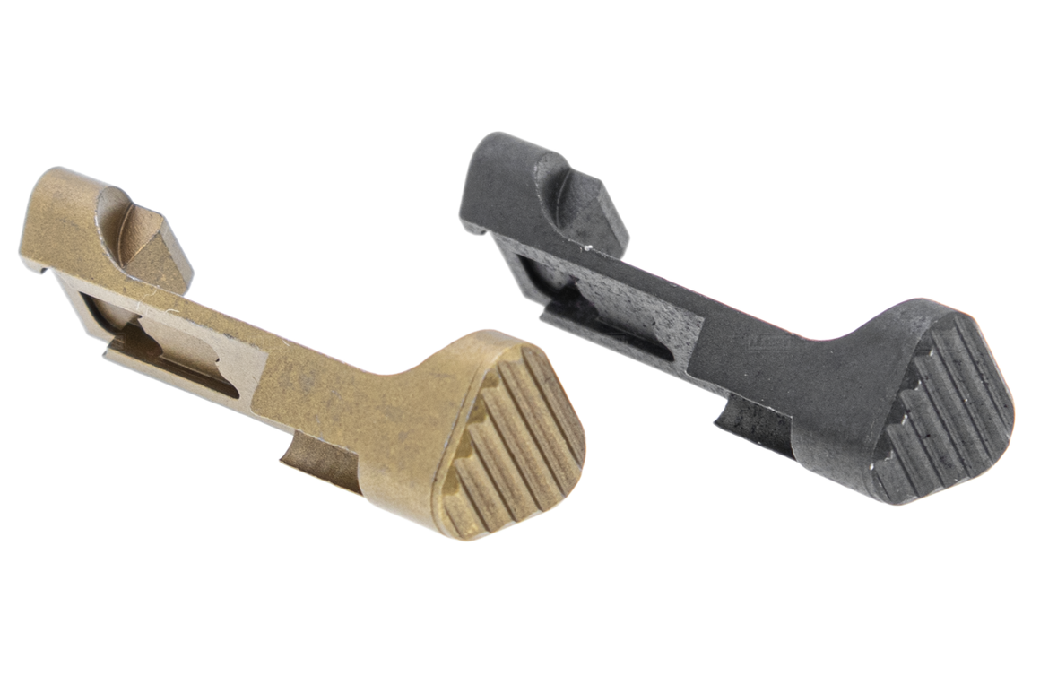 Pro-Arms Stainless Steel PVD Magazine Release for SIG AIR / VFC P320 M17 M18 Airsoft GBB Pistol Series ( Black / FDE )-FDE