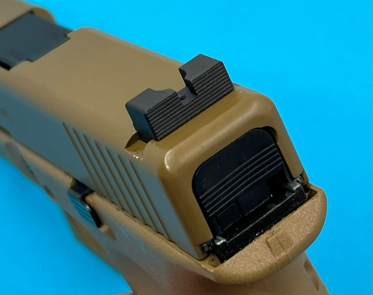 Pro-Arms TT Style Fiber Optic Steel Sight Set for Umarex / VFC Glock GBBP Series - G19X, G19 Gen4, G17 Gen5, G45 or G17 Gen3 / Gen4, G19 Gen3, G18C-B Type