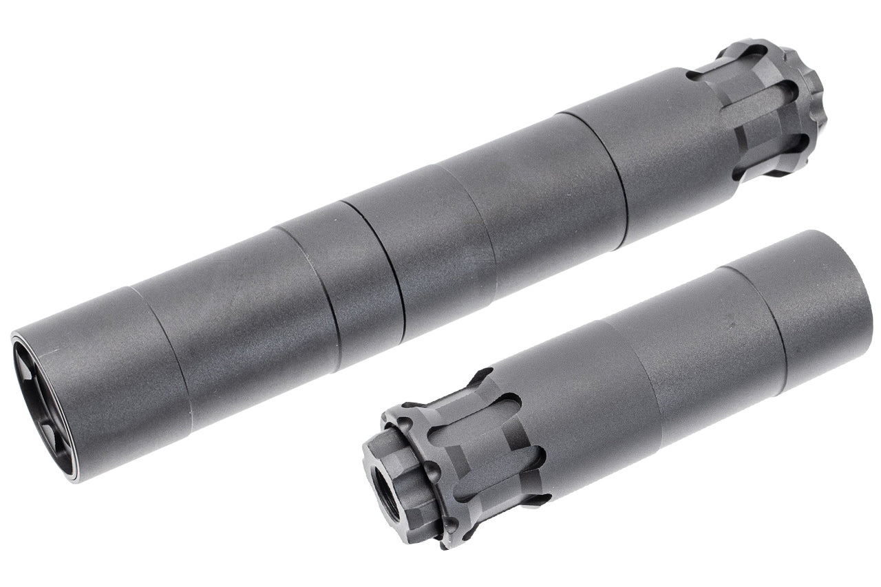 Pro-Arms RUG Style Dummy Barrel Extension for Airsoft 14mm CCW ( 156 / 198mm ) ( Black ) -198mm