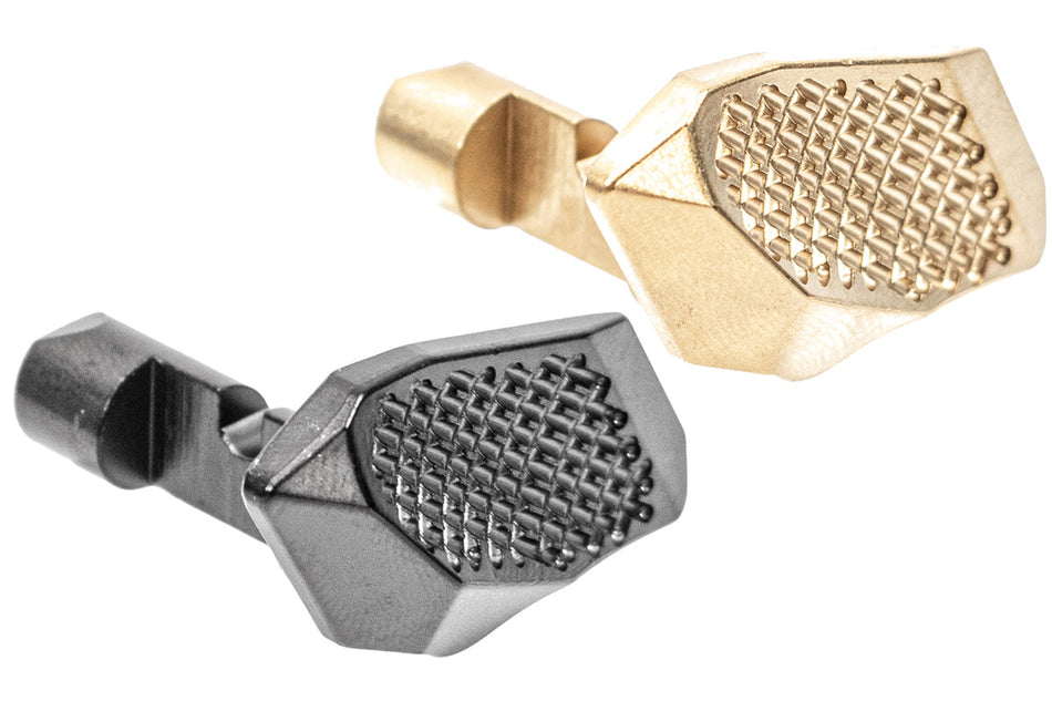 Pro-Arms Takedown Lever V1 Thumb Rest CNC Steel For SIG AIR / VFC P320 M17 M18 GBBP ( Black DLC / Titanium Coating )-Titanium Gold