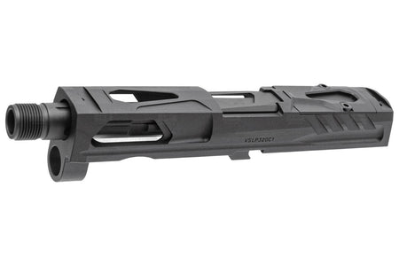 Pro-Arms K Style RMR Slide w/ Comp for SIG AIR / VFC P320 M17 M18 GBB Pistol Series ( Black / Grey )-Black