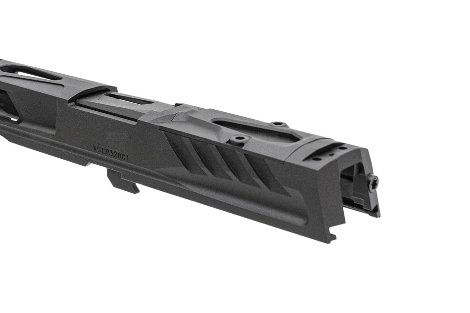 Pro-Arms K Style RMR Slide w/ Comp for SIG AIR / VFC P320 M17 M18 GBB Pistol Series ( Black / Grey )-Black