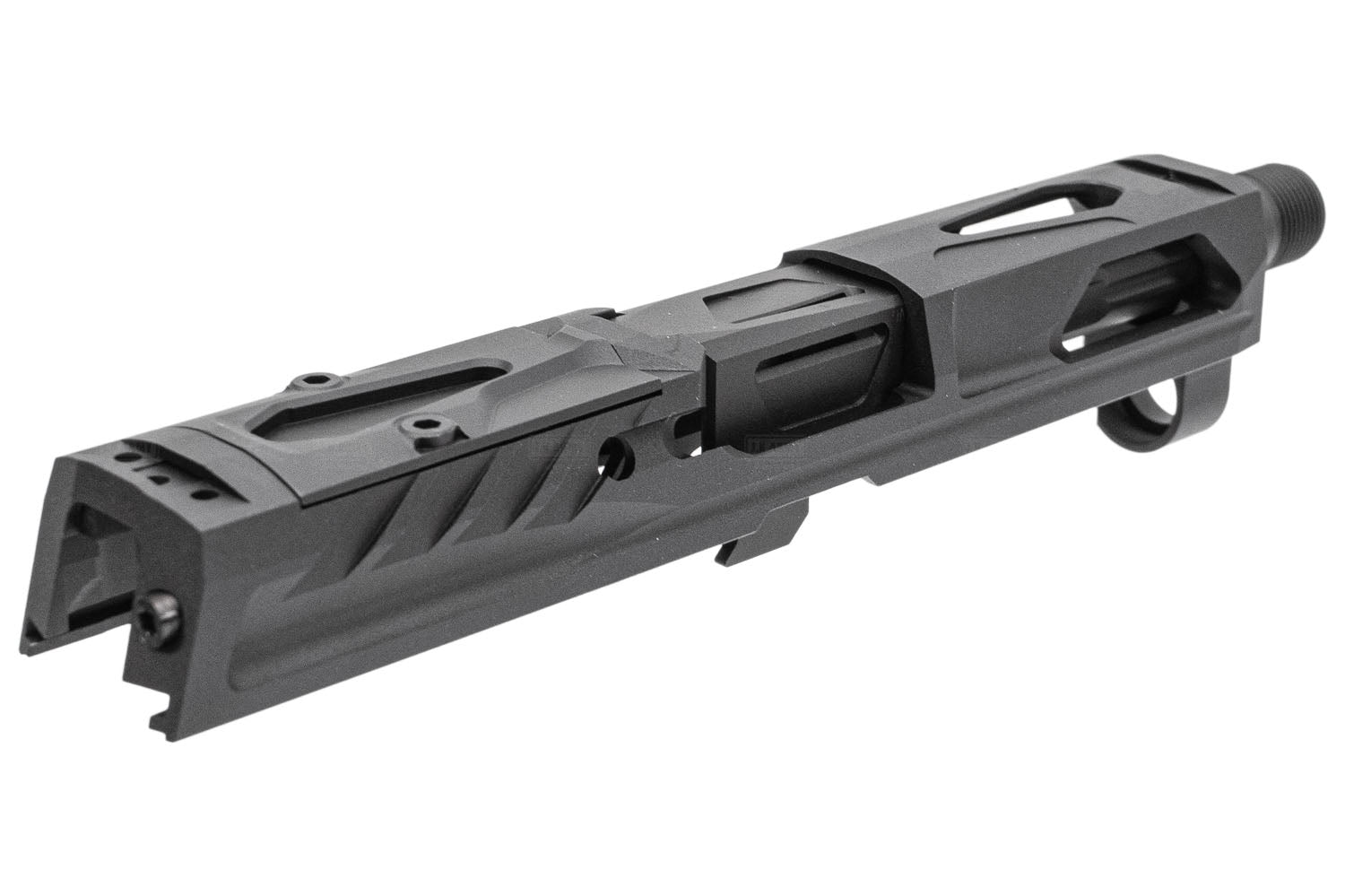 Pro-Arms K Style RMR Slide w/ Comp for SIG AIR / VFC P320 M17 M18 GBB Pistol Series ( Black / Grey )-Black