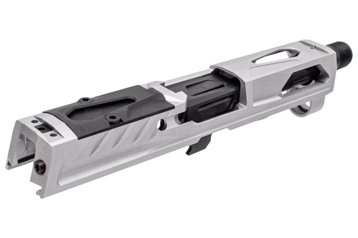 Pro-Arms K Style RMR Slide w/ Comp for SIG AIR / VFC P320 M17 M18 GBB Pistol Series ( Black / Grey )-Grey