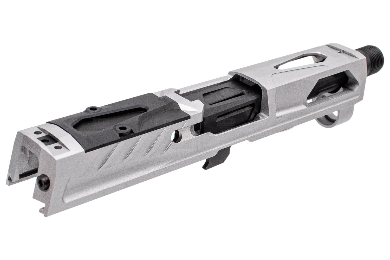 Pro-Arms K Style RMR Slide w/ Comp for SIG AIR / VFC P320 M17 M18 GBB Pistol Series ( Black / Grey )-Grey