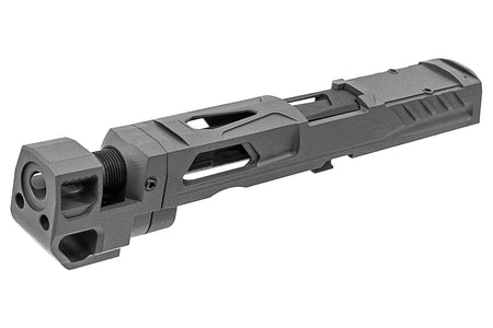 Pro-Arms Killer Style Steel Slide Set With Compensator For SIG AIR / VFC P320 M18 X Carry GBBP ( Cerakote Version ) -Grey